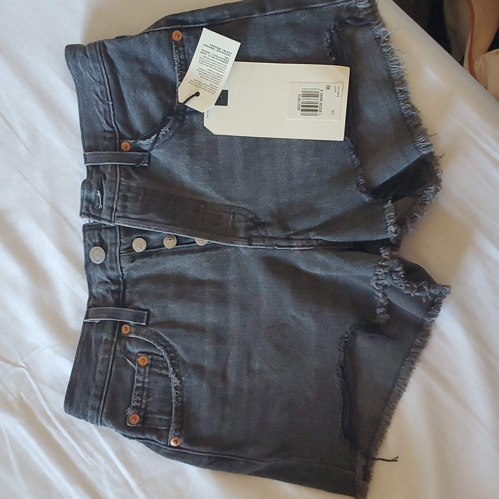 Levi's 501 high waist shorts